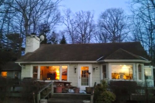 Lake front on glacial lake, swimming, boating, fishing.  Floating dock 