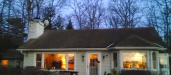 Lake front on glacial lake, swimming, boating, fishing. Floating dock