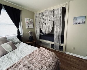 2 habitaciones, escritorio, wifi y ropa de cama