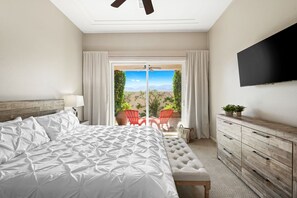 2 室のベッドルーム、セーフティボックス (室内)、旅行用ベビーベッド、WiFi (無料)