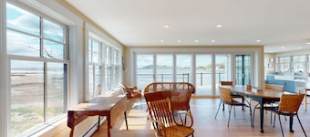 Brand new oceanfront home with a grill, deck, & beach access - stellar views