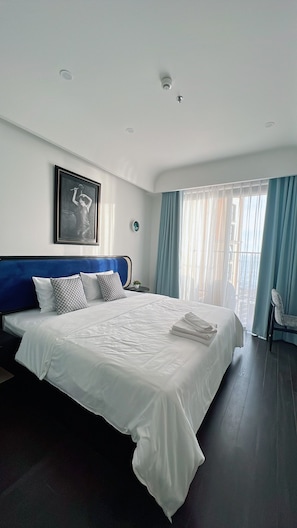 Apartemen Deluks | 1 kamar tidur, kedap suara, dan Wi-Fi gratis