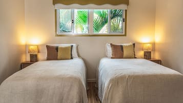 Bungalow | 1 habitación, artículos del minibar gratis, wifi gratis y ropa de cama