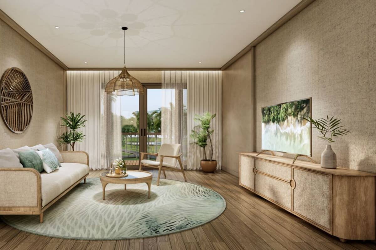 Executive Suite, Garden View | Living area