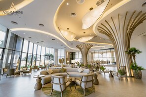 Sala de estar en el lobby
