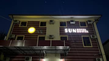 Majoituspaikan sisäänkäynti