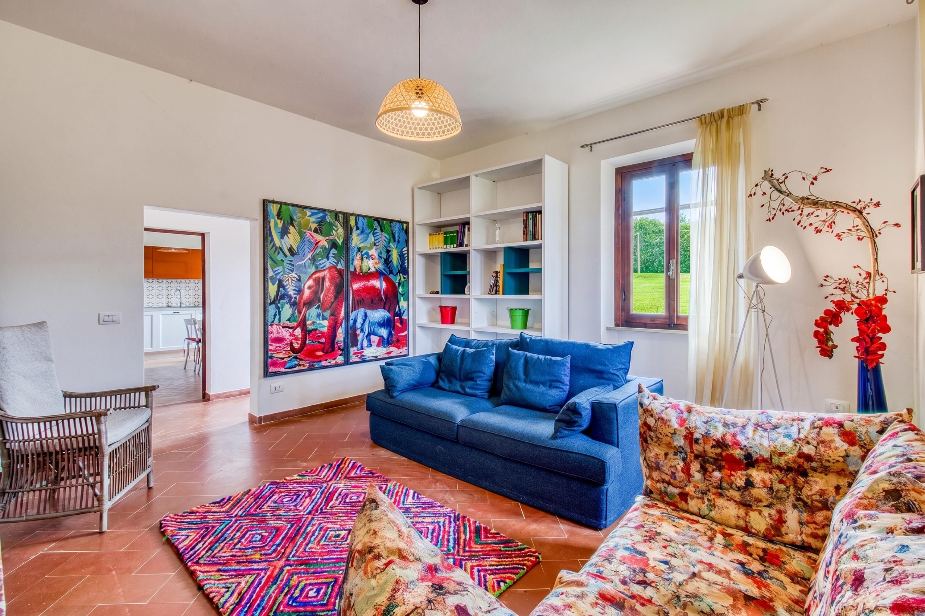 Appartement Familial, plusieurs chambres, 2 salles de bains (Quercia 1 - Relax in Tuscany) | Coin séjour