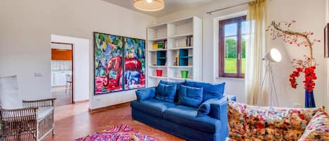 Appartement Familial, plusieurs chambres, 2 salles de bains (Quercia 1 - Relax in Tuscany) | Coin séjour
