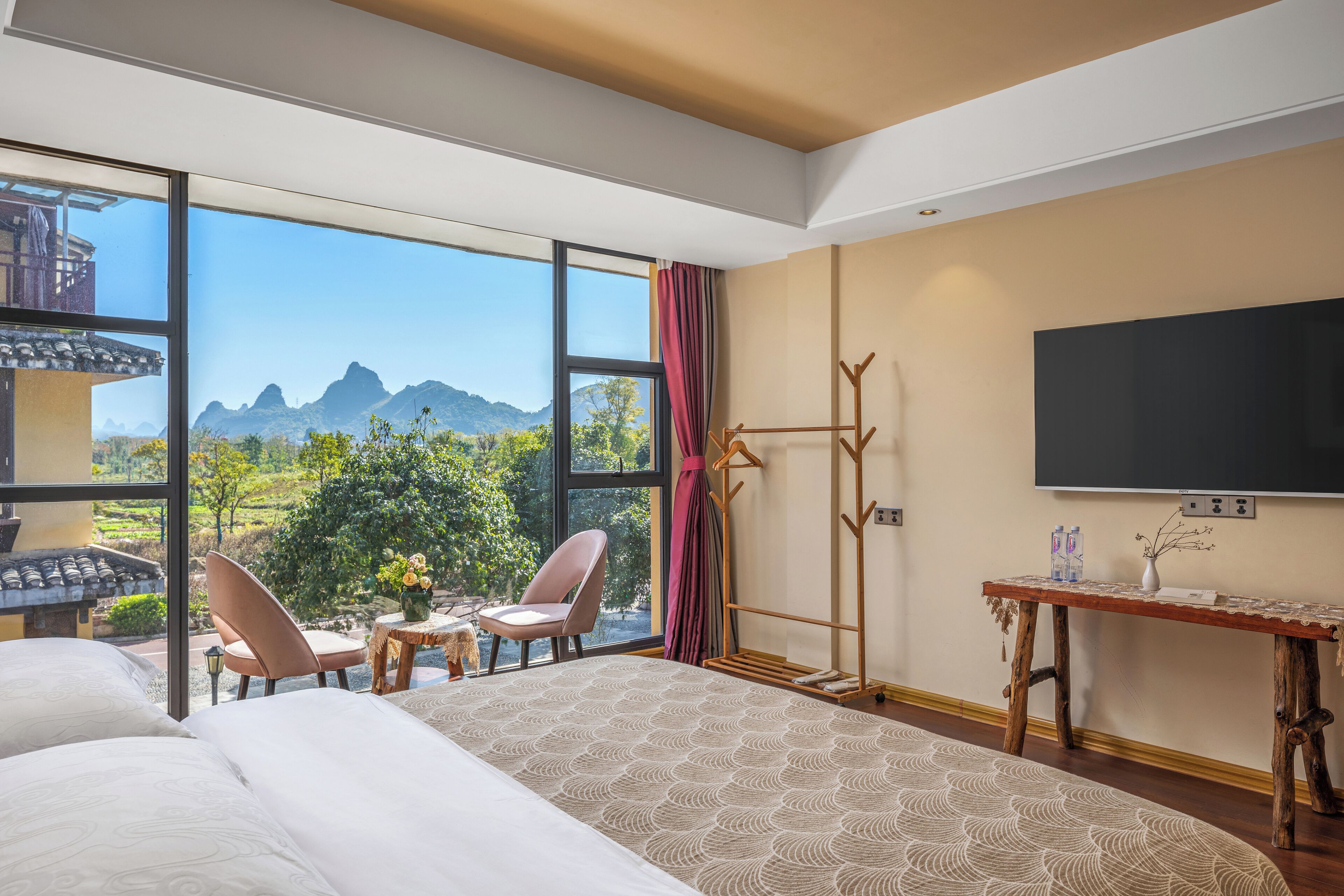 品质双人房 | 遮光窗帘、熨斗/熨板、免费 WiFi、床单