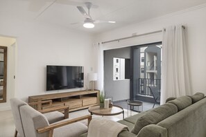 Apartment (3 Bedrooms) | Living area | 42-inch LED TV with satellite channels - Ballito Village 355 (Ballito)