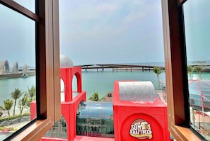 Uitzicht vanuit accommodatie