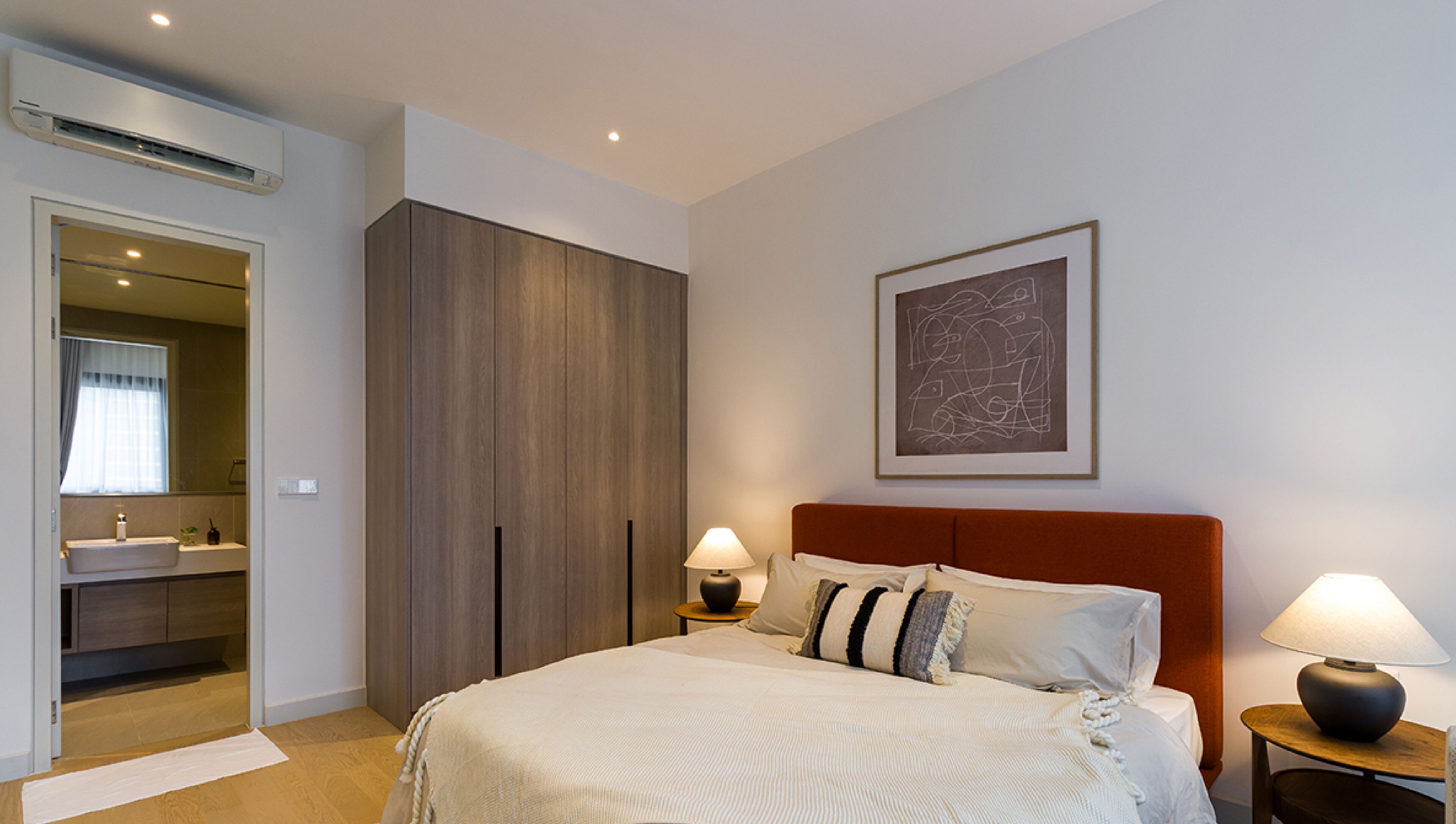 Premium One Bedroom | 办公桌、笔记本电脑工作区、熨斗/熨衣板、婴儿床