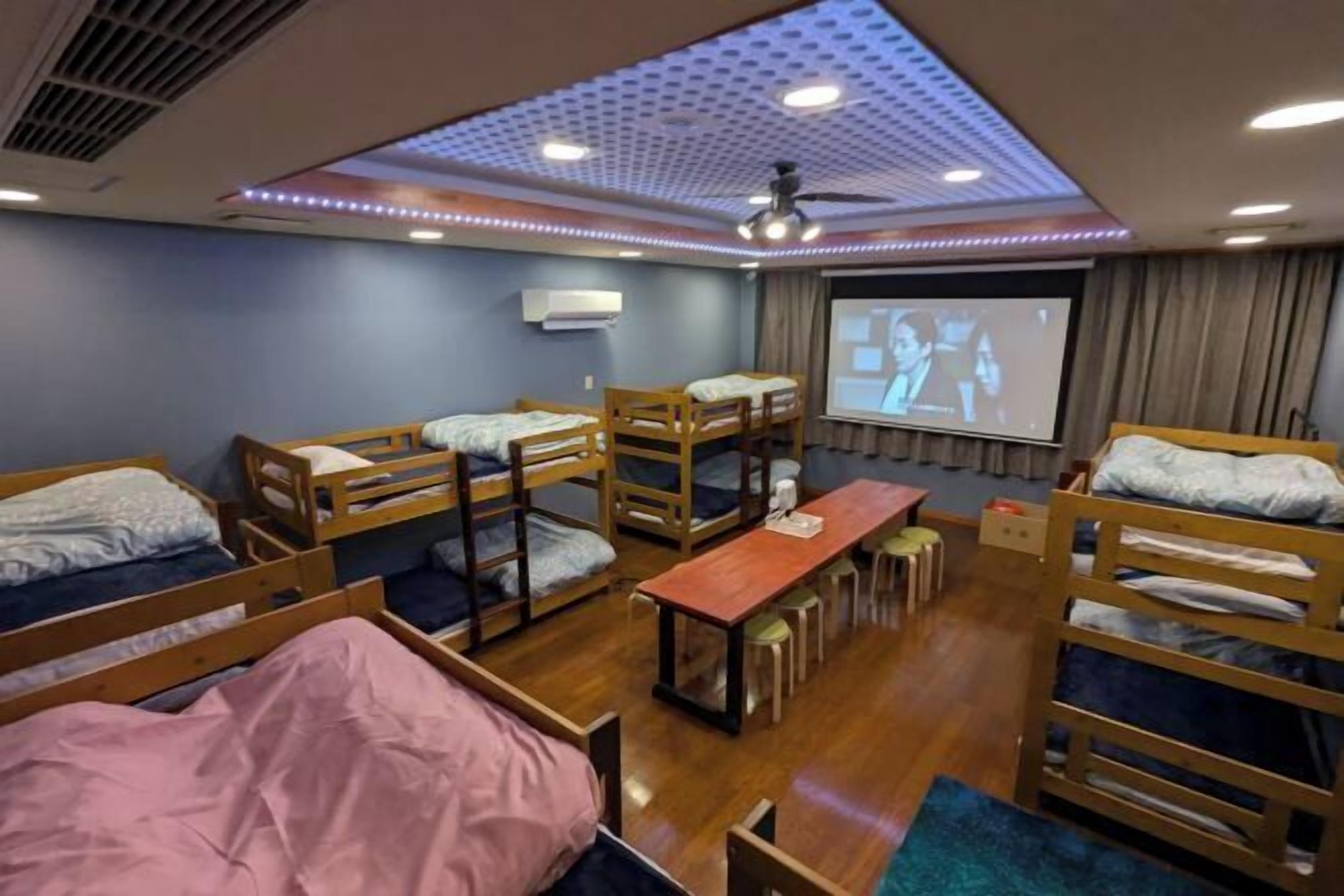 Hypo-allergenic bedding, memory-foam beds, laptop workspace