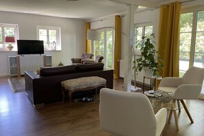 Télévision, cheminée