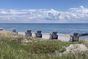 Accommodatie ligt op het strand
