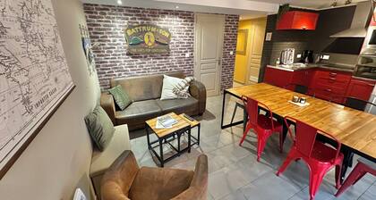 Appartement Rez-de-chaussée avec courette - Plage à 1 minute à pieds