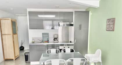 Appartement Rez-de-chaussée à 2 Minutes de la Plage à Pieds