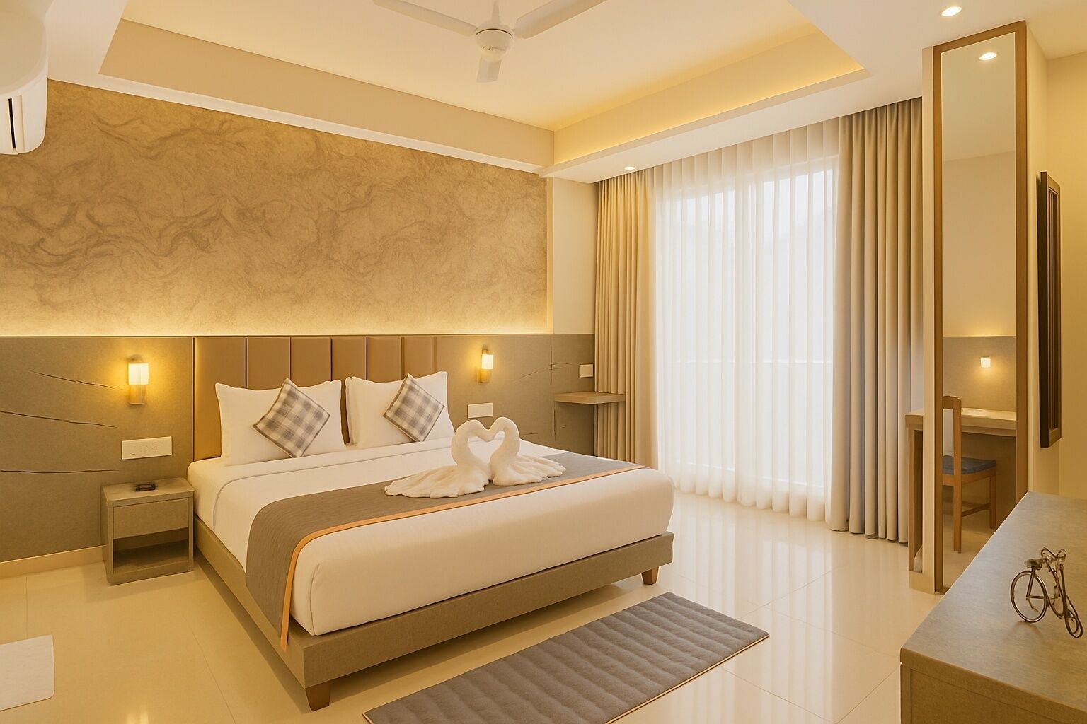 Suite Room | Egyptian cotton sheets, premium bedding, down comforters