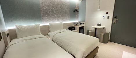 Habitació amb dos llits individuals empresarial, 2 llits individuals | Roba de llit d'alta qualitat i cobrellits