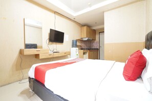 1 dormitorio, escritorio, wifi gratis y ropa de cama