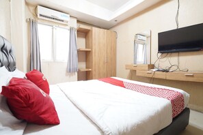 Deluxe Double Room - OYO 93547 Metro Suites Apartment By Barbie Homestay (Bandung)