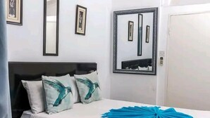 Habitación estándar doble | Tabla de planchar con plancha y wifi gratis