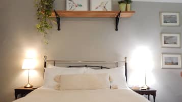 1 habitación, tabla de planchar con plancha, wifi gratis y ropa de cama
