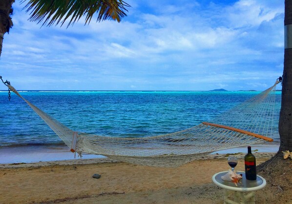 Sun-loungers, beach towels