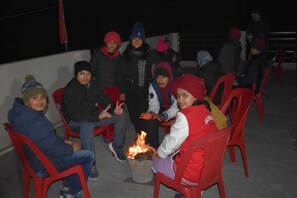 شرفة على السطح