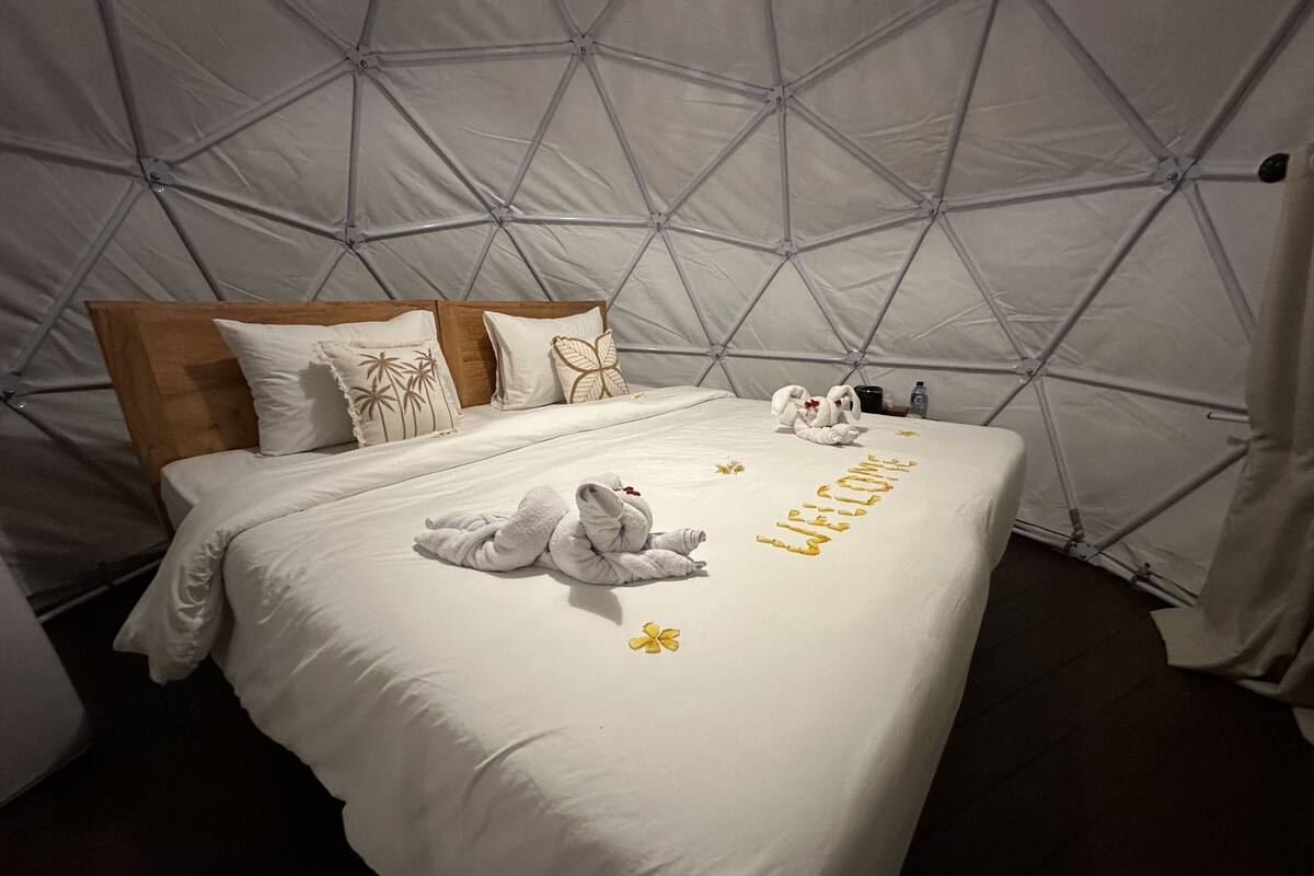 Couple Dome Tent King | 書桌、摺床/加床 (收費)、免費 Wi-Fi、床單