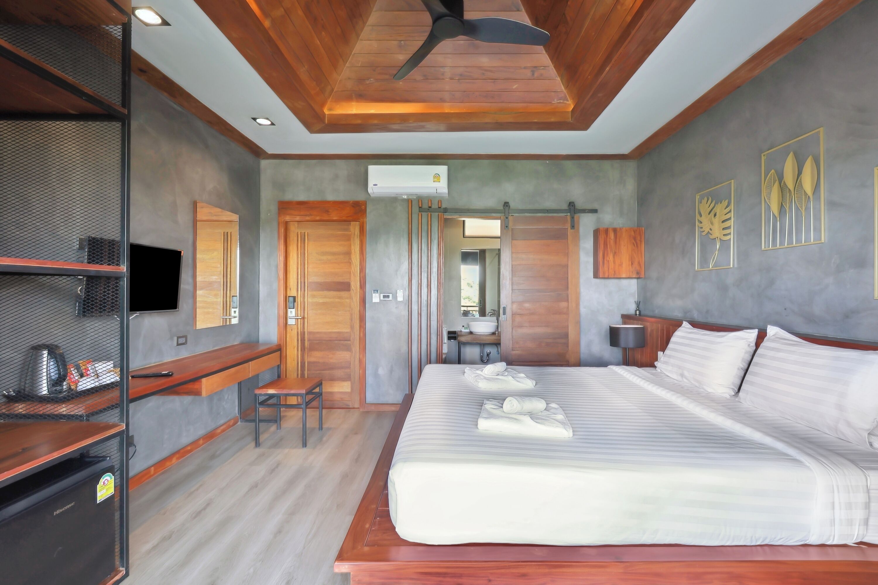 Superior villa, 1 kingsize bed | 1 slaapkamer, een bureau, gratis wifi, beddengoed