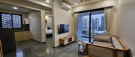 Presidential Apartment | Living area | Flat-screen TV