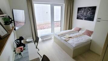 1 makuuhuone, silitysrauta/-lauta, Wi-Fi, vuodevaatteet