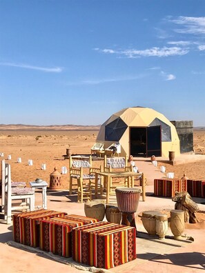Living area - Desert Domes Camp (Rissani)