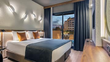 Minibar, bureau, chambres insonorisées, Wi-Fi gratuit