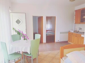 Apartment, 1 Bedroom, Balcony, Garden View | Dining - Floral Apartments Yazzy 2 (Novalja)