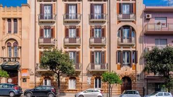 Overnatningsstedets facade