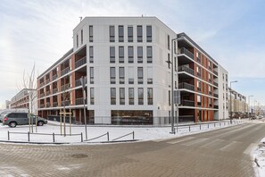 Fassade der Unterkunft