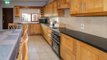 Fridge, dishwasher, electric kettle, toaster