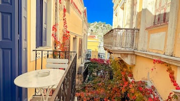 Blick vom Balkon