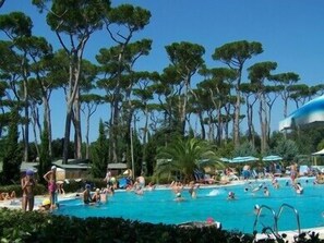 Chalet | Pool - Comfortable Campsite-chalet G16 Tuscany Near sea (Viareggio)