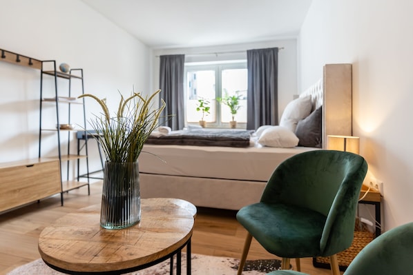 Appart'hôtel | Literie de qualité supérieure, ameublement personnalisé, bureau