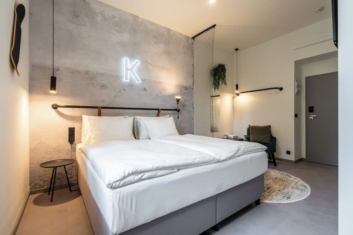 1 slaapkamer, een laptopwerkplek, gratis wifi, beddengoed
