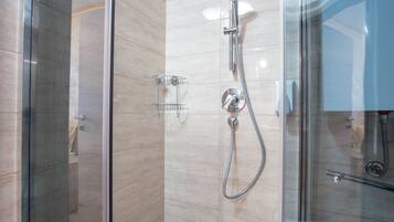 Standard Double Room | Bathroom | Shower, free toiletries, hair dryer, slippers