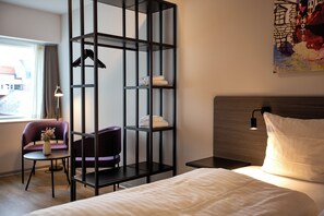 Studio, 1 Queen Bed | Living area | 40-inch TV with digital channels - CABINN Plus Esbjerg (Esbjerg)
