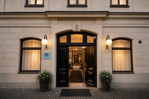 Overnatningsstedets facade