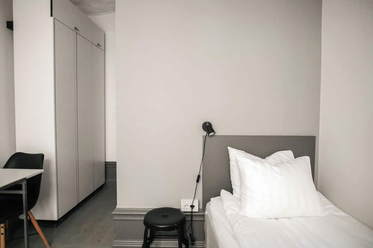 Studiolejlighed - 1 enkeltseng | 2 soveværelser, premium-sengetøj, mørklægningsgardiner