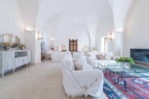 Villa, 4 Schlafzimmer, Raucher, eigener Pool | Wohnzimmer