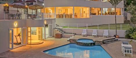 Outdoor wedding area