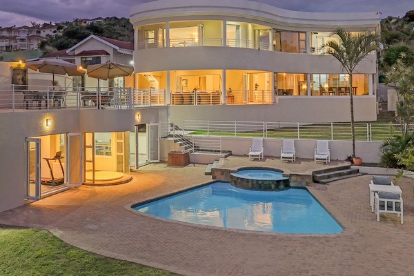 Outdoor wedding area